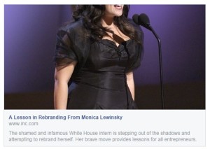 A Lesson in Rebranding From Monica Lewinsky