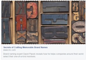 Secrets of Crafting Memorable Brand Names